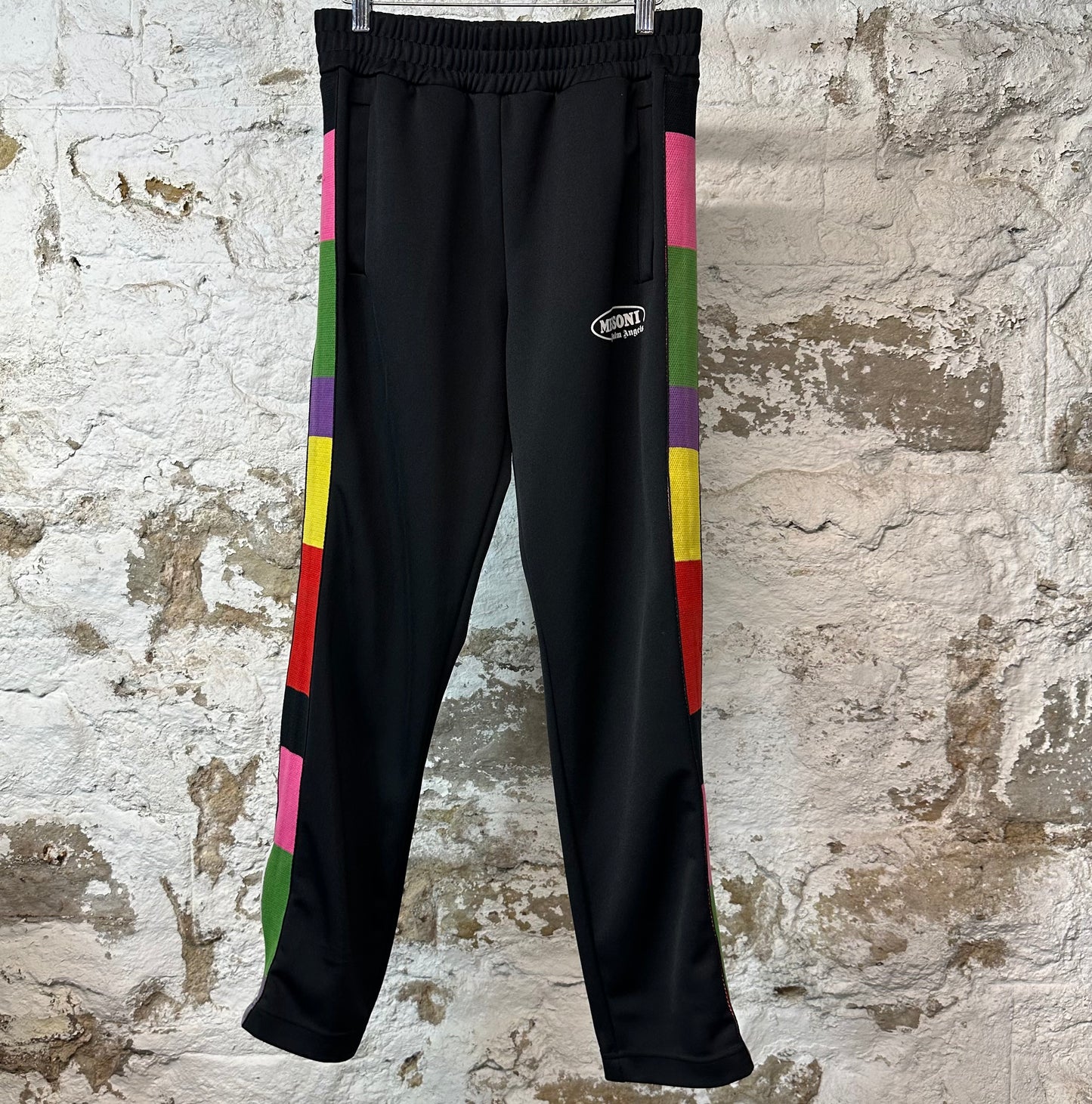 Palm Angels Missoni Black Track Pants Sz M