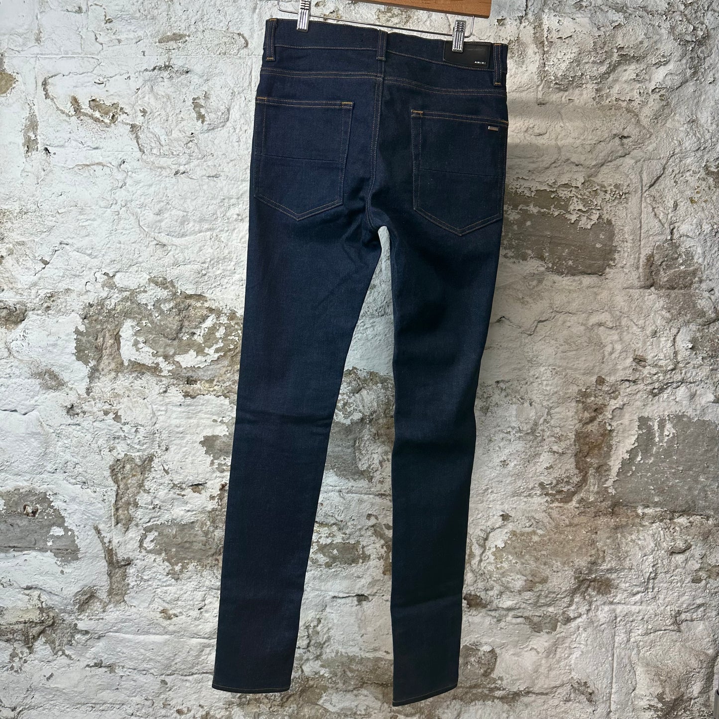 Amiri Plain Dark Blue Denim Jeans Sz 31