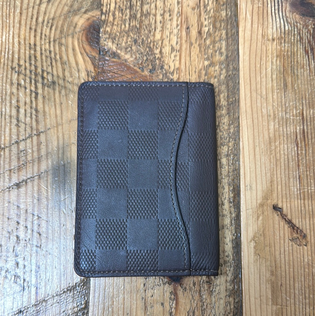 Louis Vuitton Brown Embossed Damier Pocket Organizer