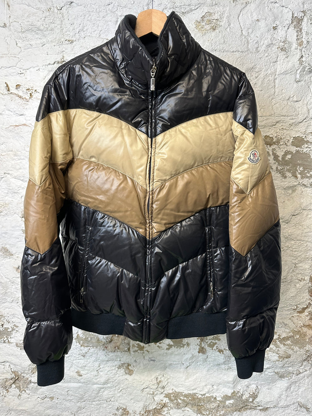 Moncler Brown Sinu Jacket Sz S (1)