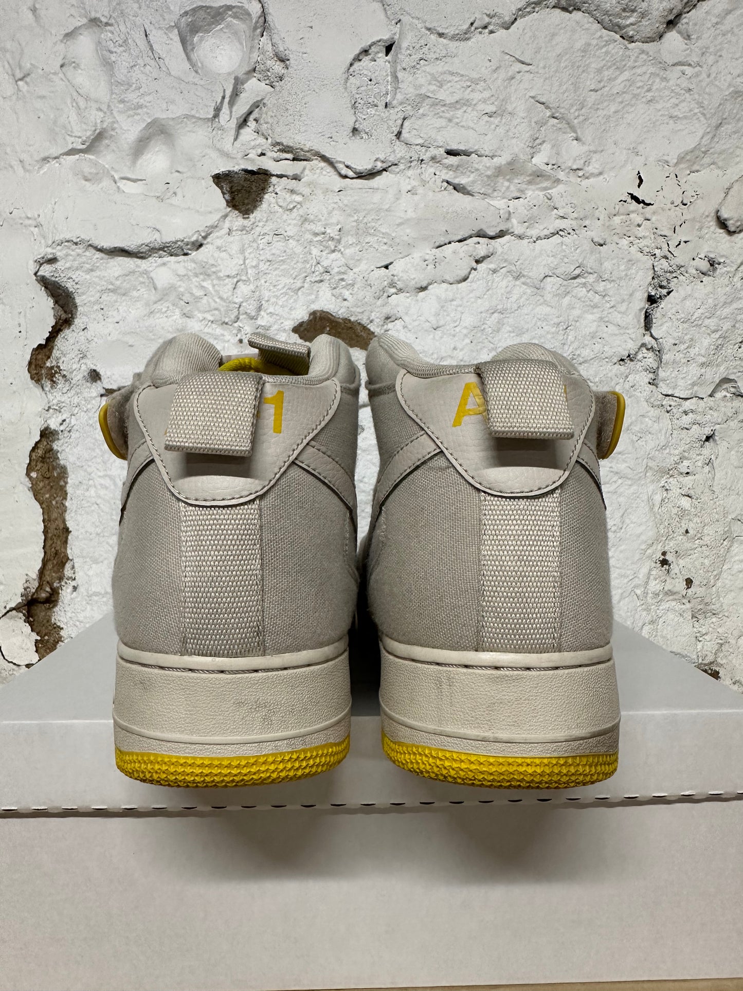 Nike Air Force 1 Mid Canvas Desert Sand Sz 14