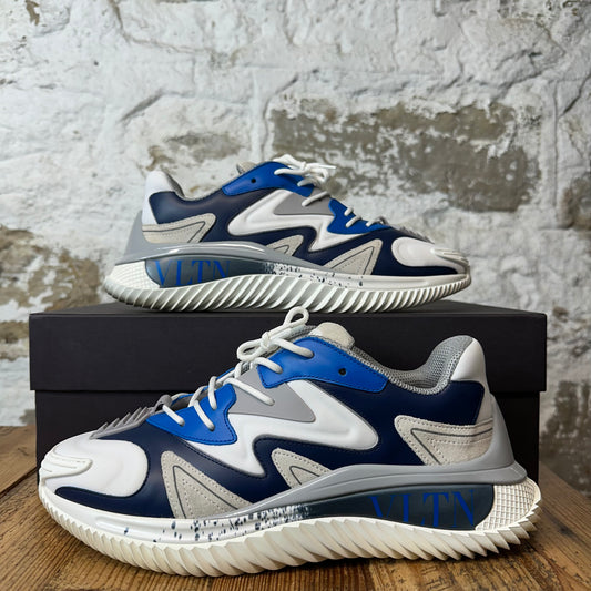 Valentino Blue White Navy Wade Runner Sneaker Sz 8 (41)