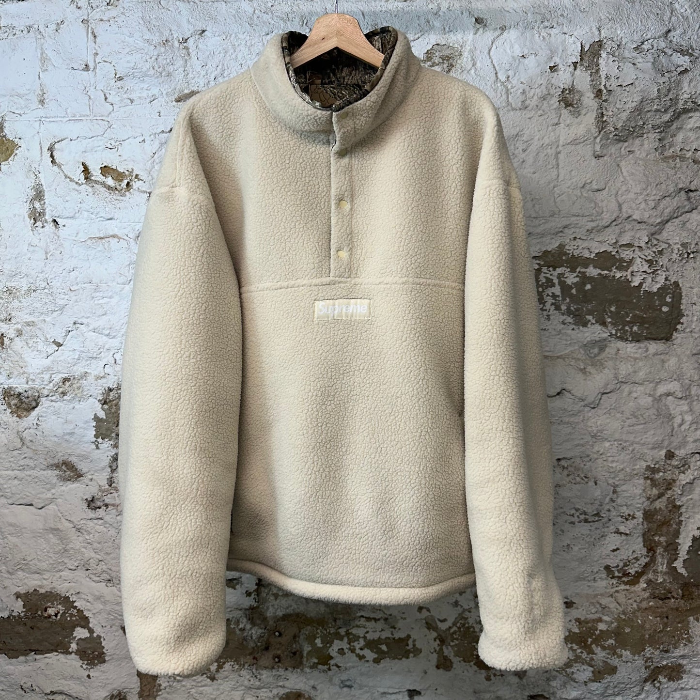 Supreme Polartec Shearling Reversible Jacket Sz XL