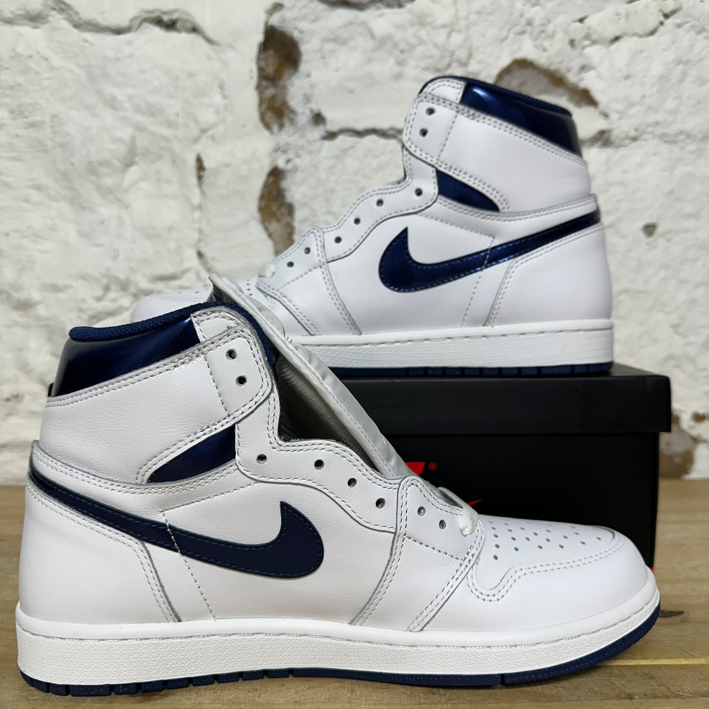 Air Jordan 1 High Metallic Navy (2016) Sz 8