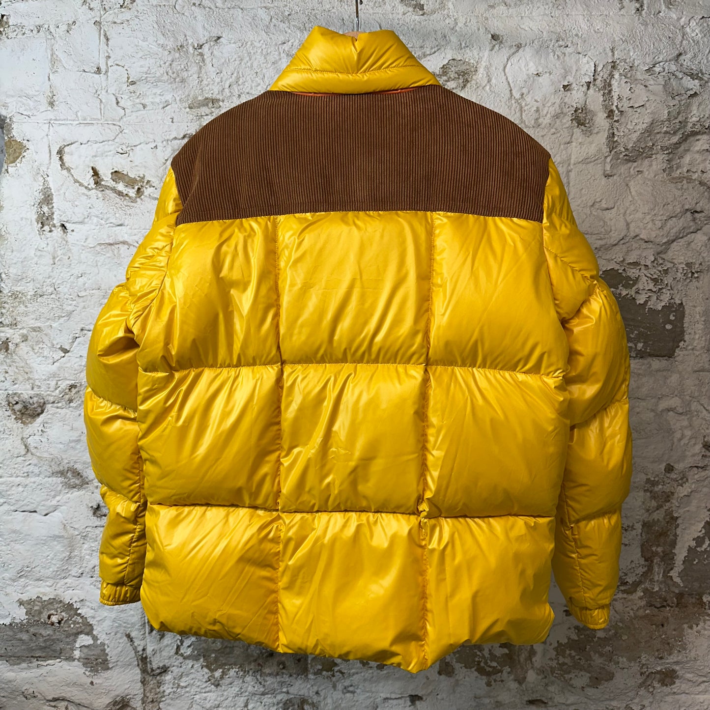 Moncler Ain Yellow Down Puffer Jacket Sz XL (5) DS