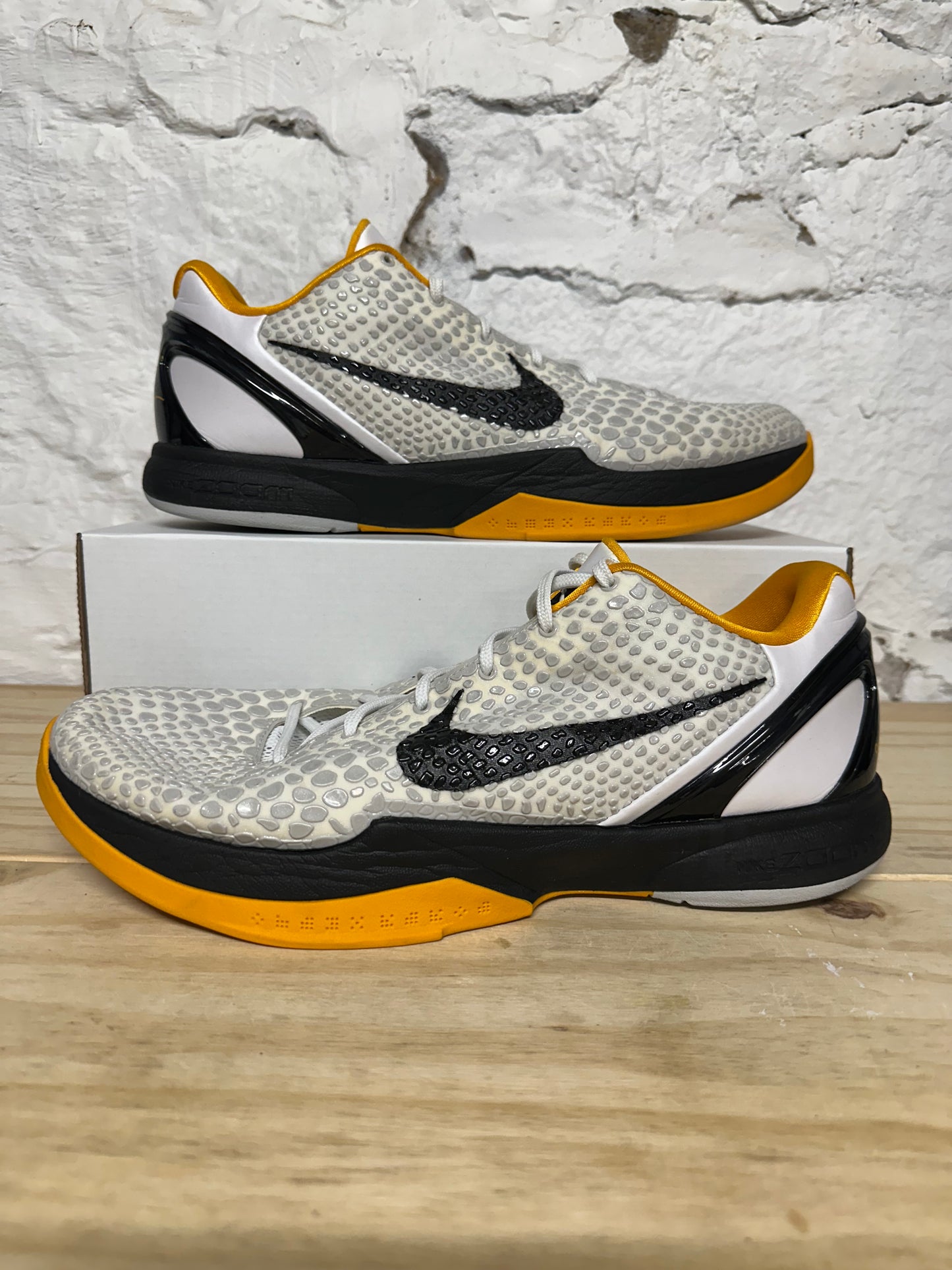 Nike Kobe 6 Protro White Del Sol Sz 15