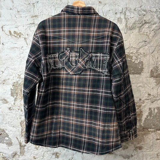 Supreme True Religion Flannel Jacket Black Sz M DS