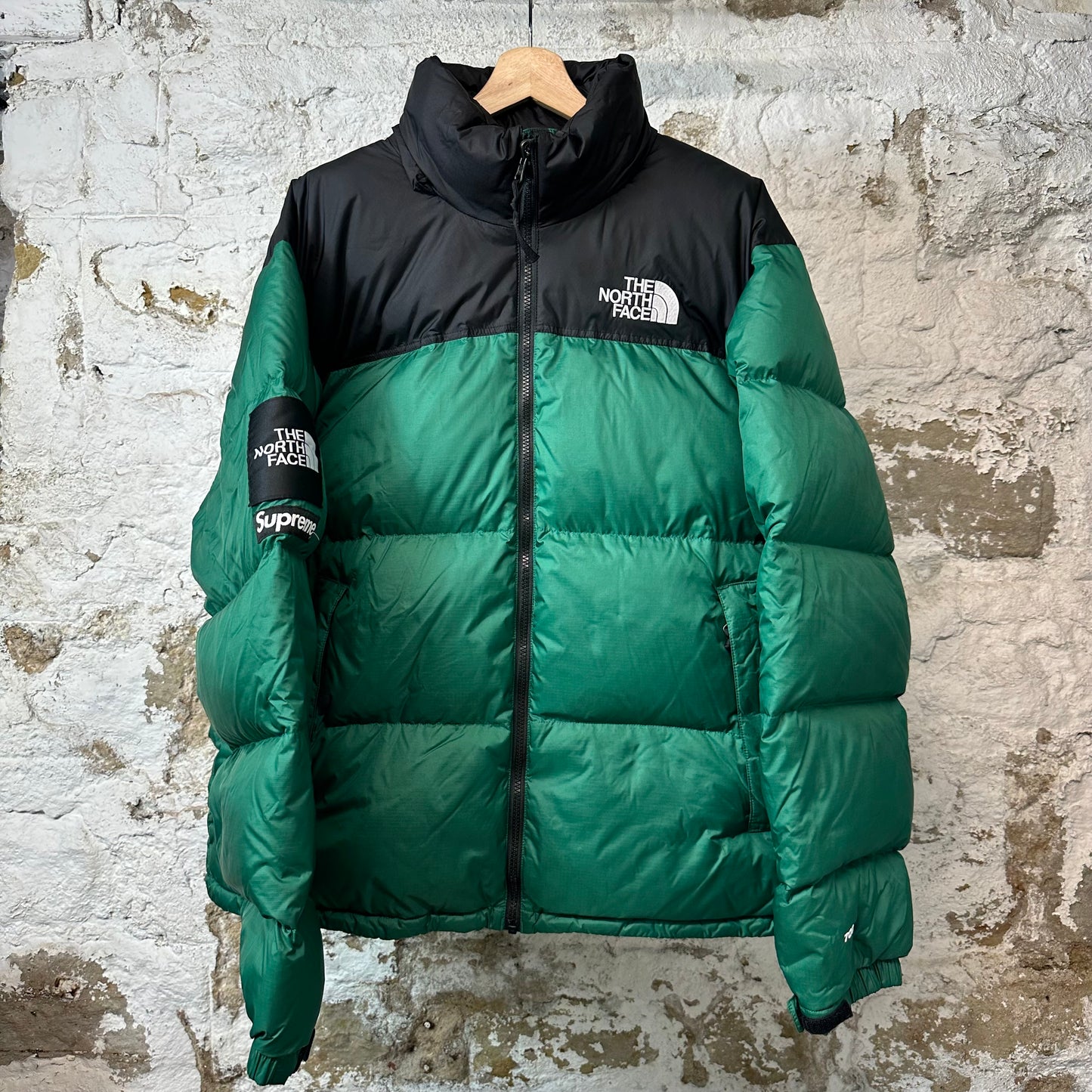 Supreme TNF Green Nupste Jacket Green Sz XL