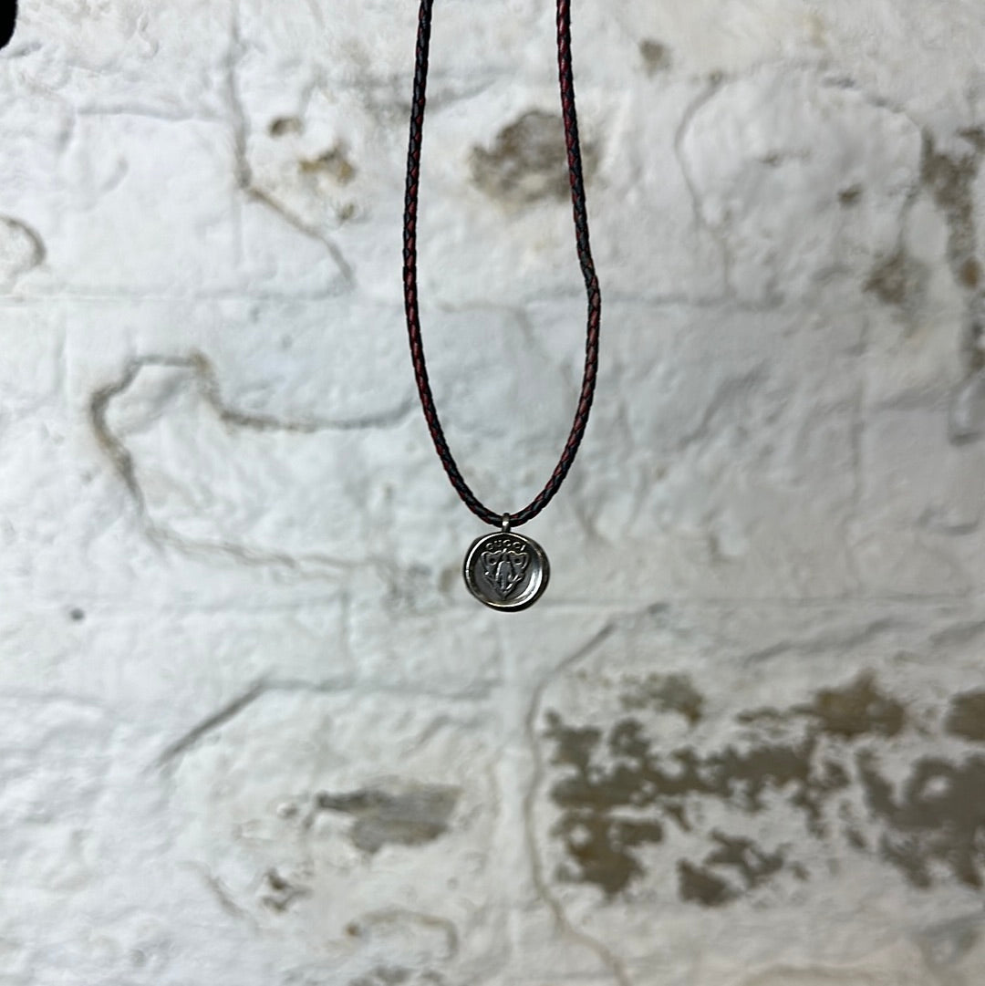 Gucci Braided Pendant Necklace W/ Box