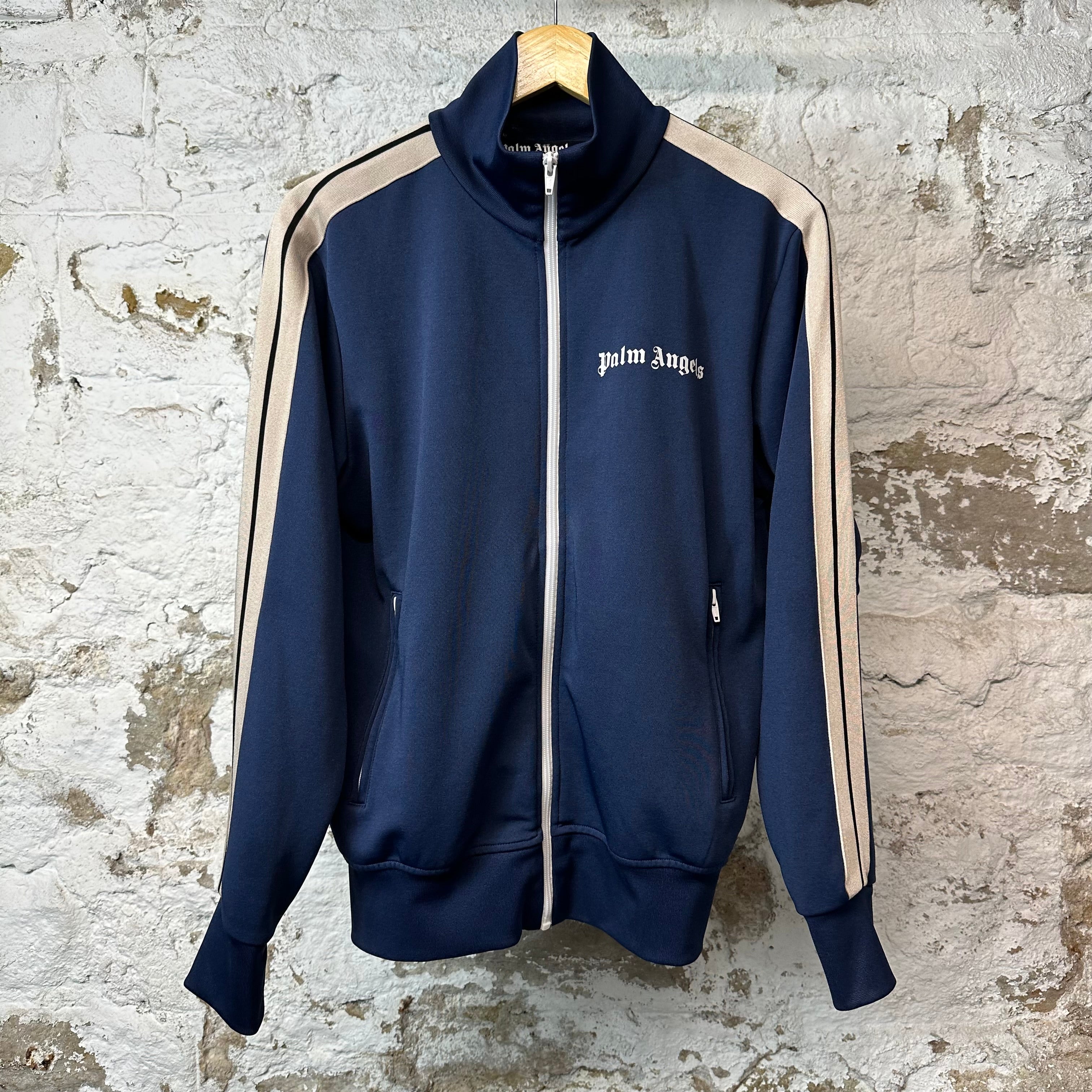Palm Angels Navy Track Jacket Sz M