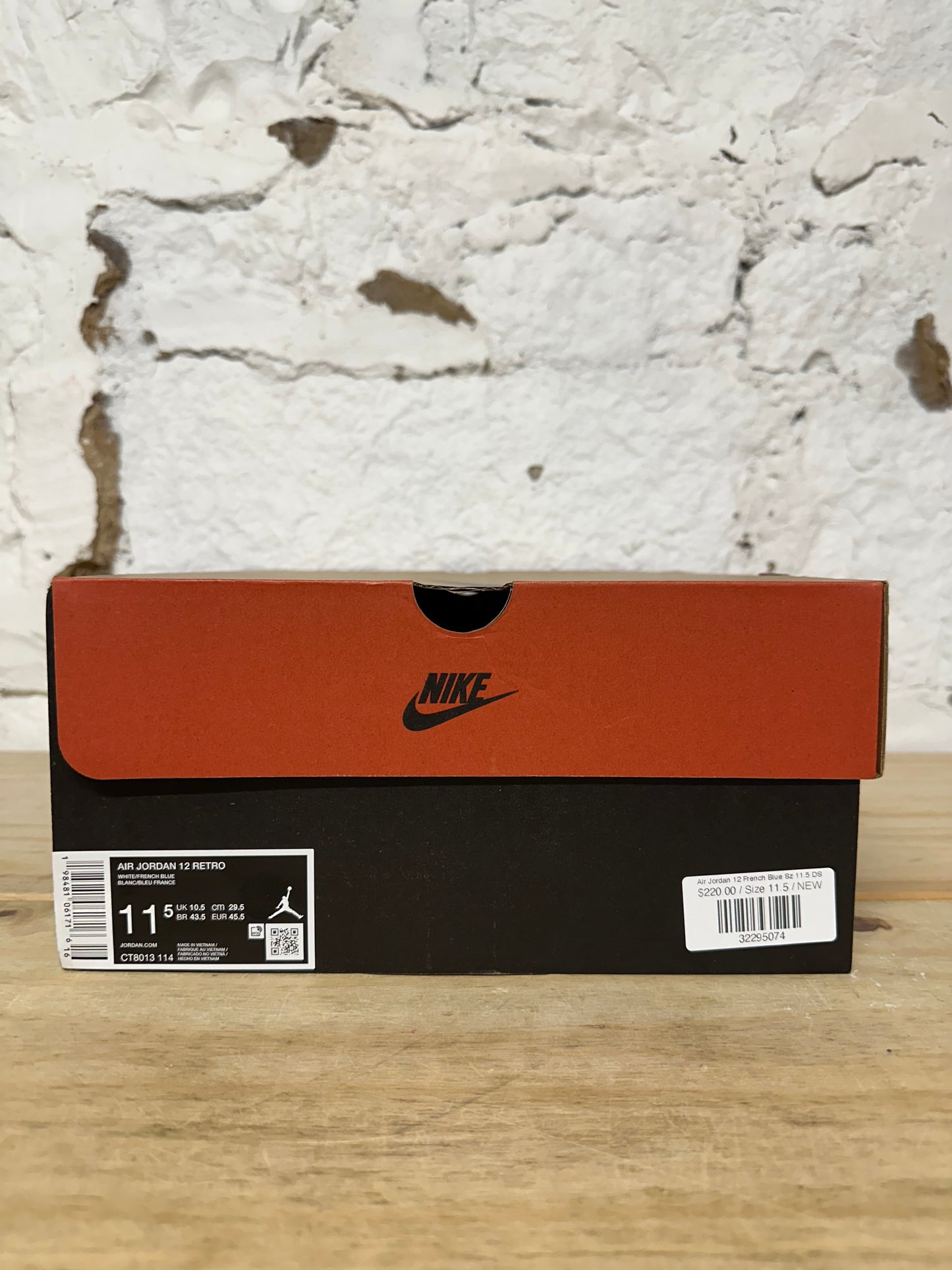 Air Jordan 12 French Blue Sz 11.5 DS