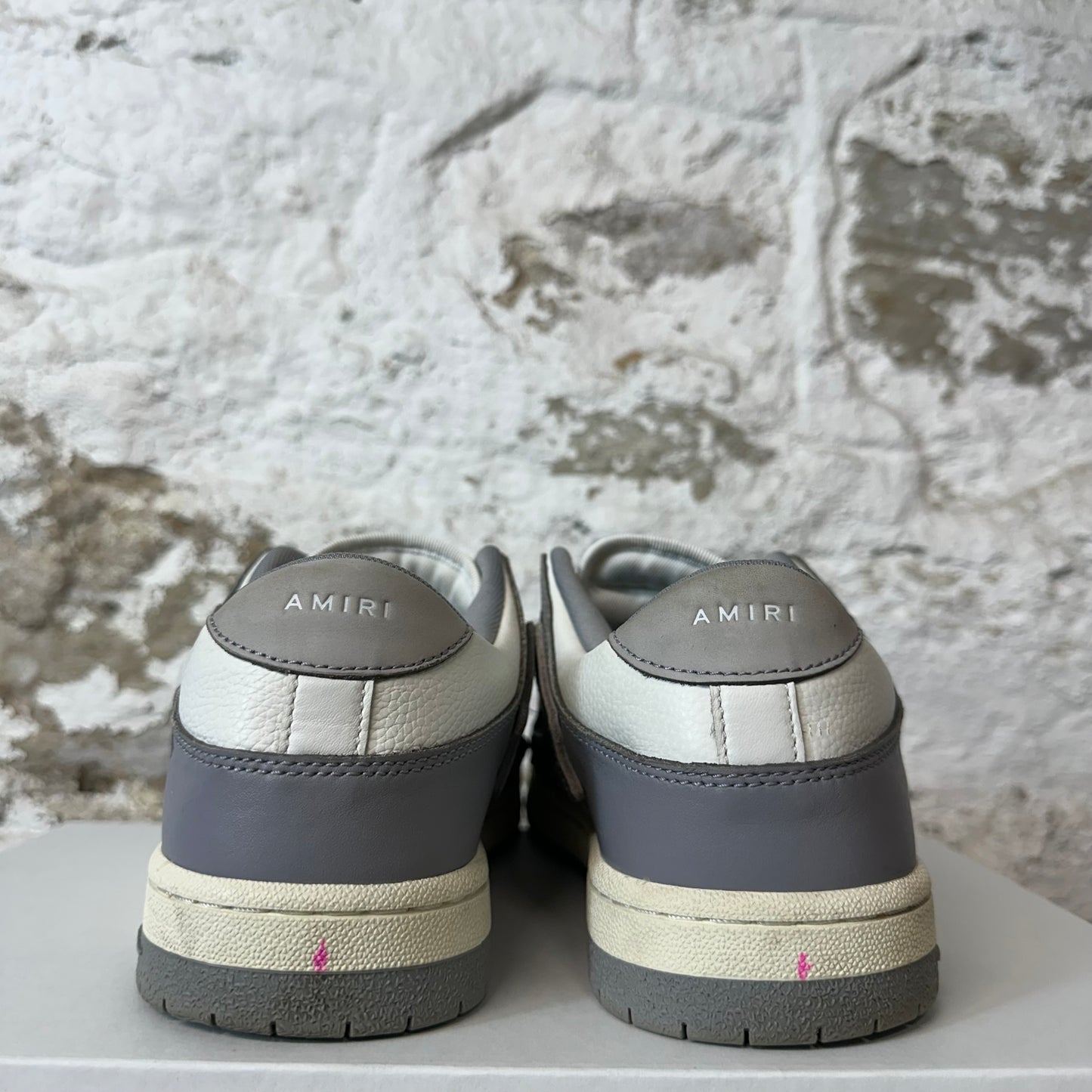 Amiri Grey Skeleton White Cream Sneaker Sz 12 (45)