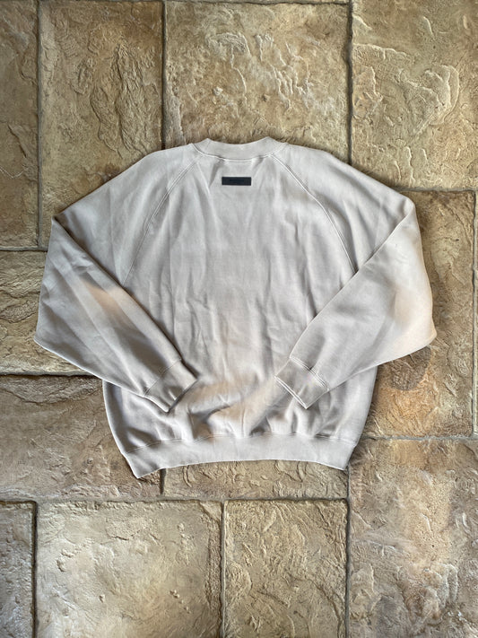 Fear of God Essentials Silver Cloud Crewneck Sz XL DS