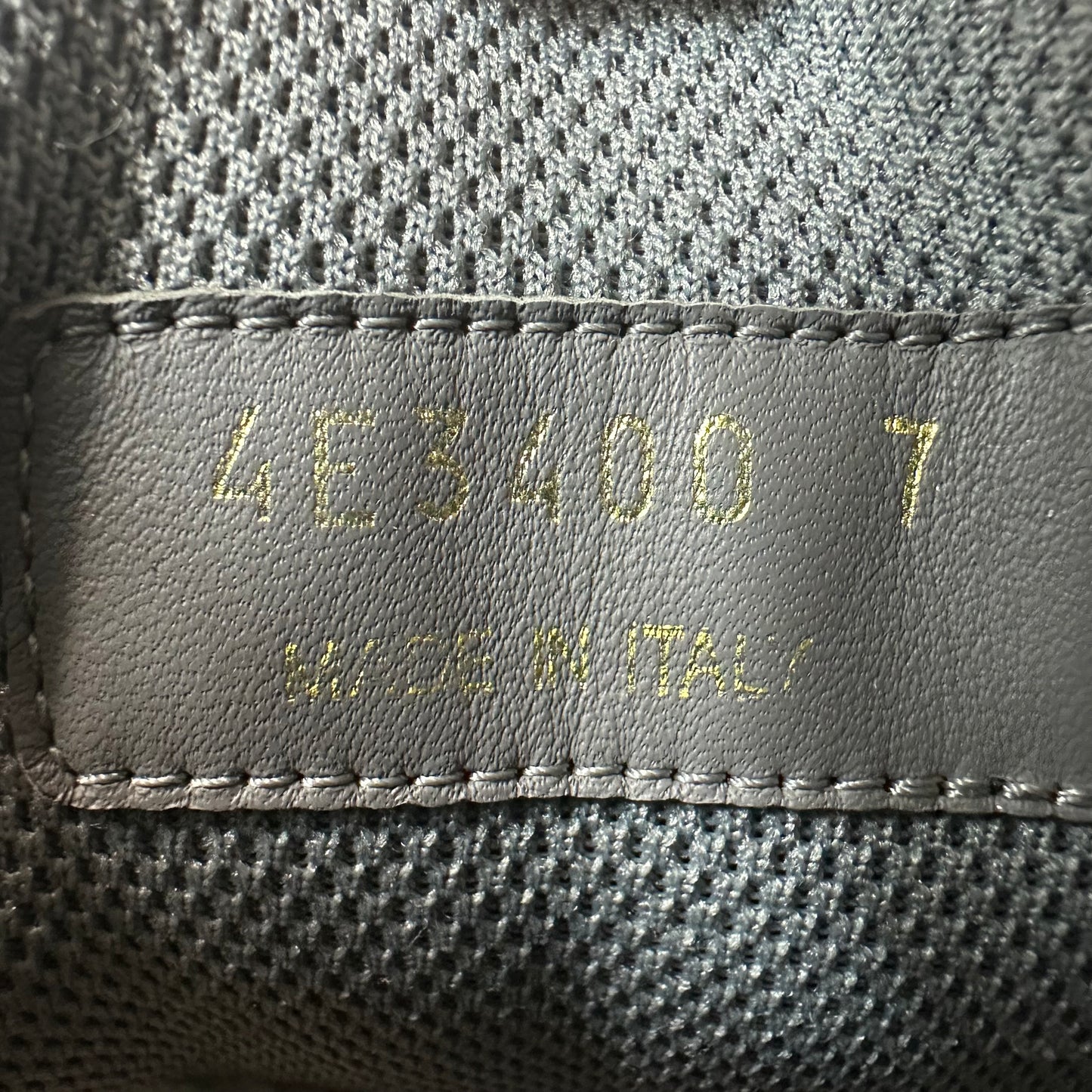 Prada Americas Cup Dark Blue Patent Grey White Sneaker Sz 7