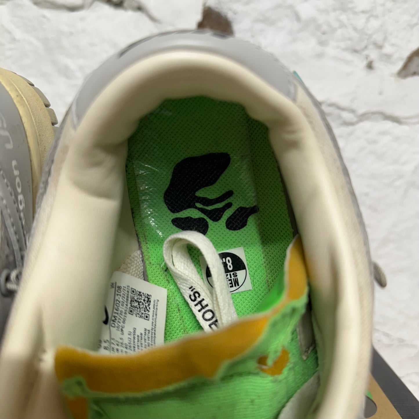 Nike Dunk Low Off-White Lot 7 Sz 8.5