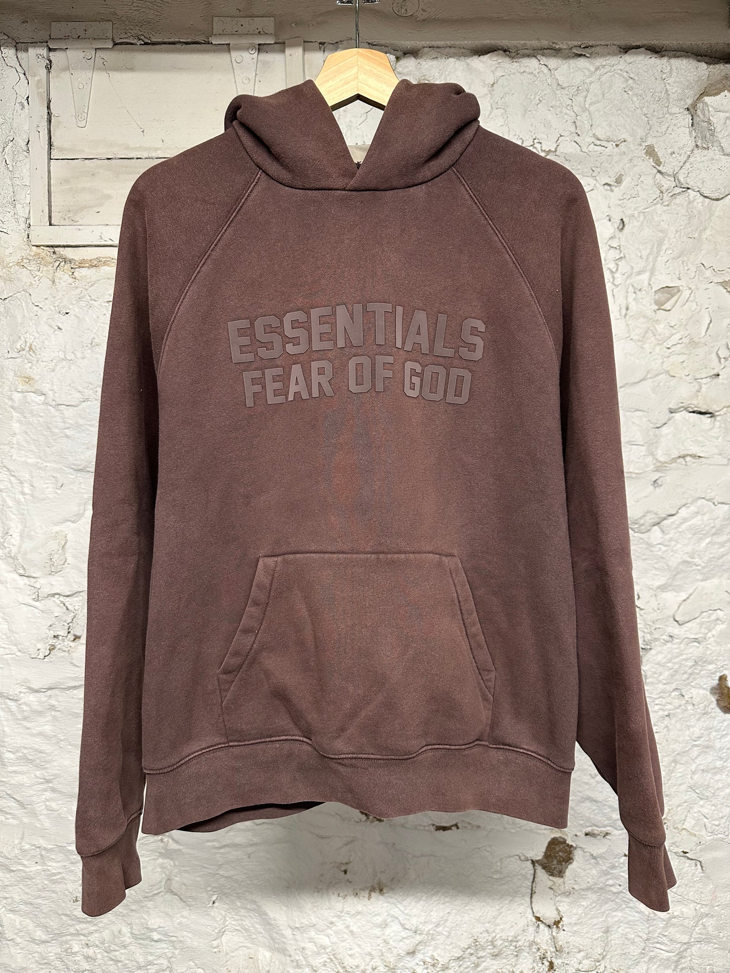Fear of God Essentials Plum Hoodie Sz S