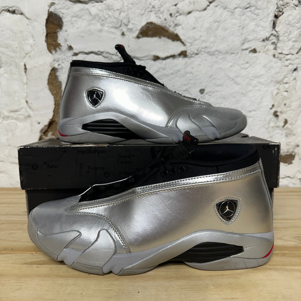 Air Jordan 14 Metallic Silver Sz 9.5 (11W)
