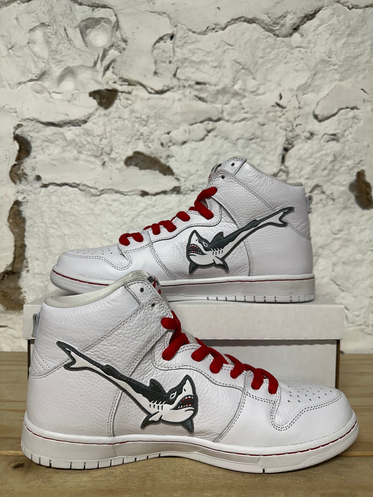 Nike SB Dunk High Oski Great White Shark Sz 12 DS