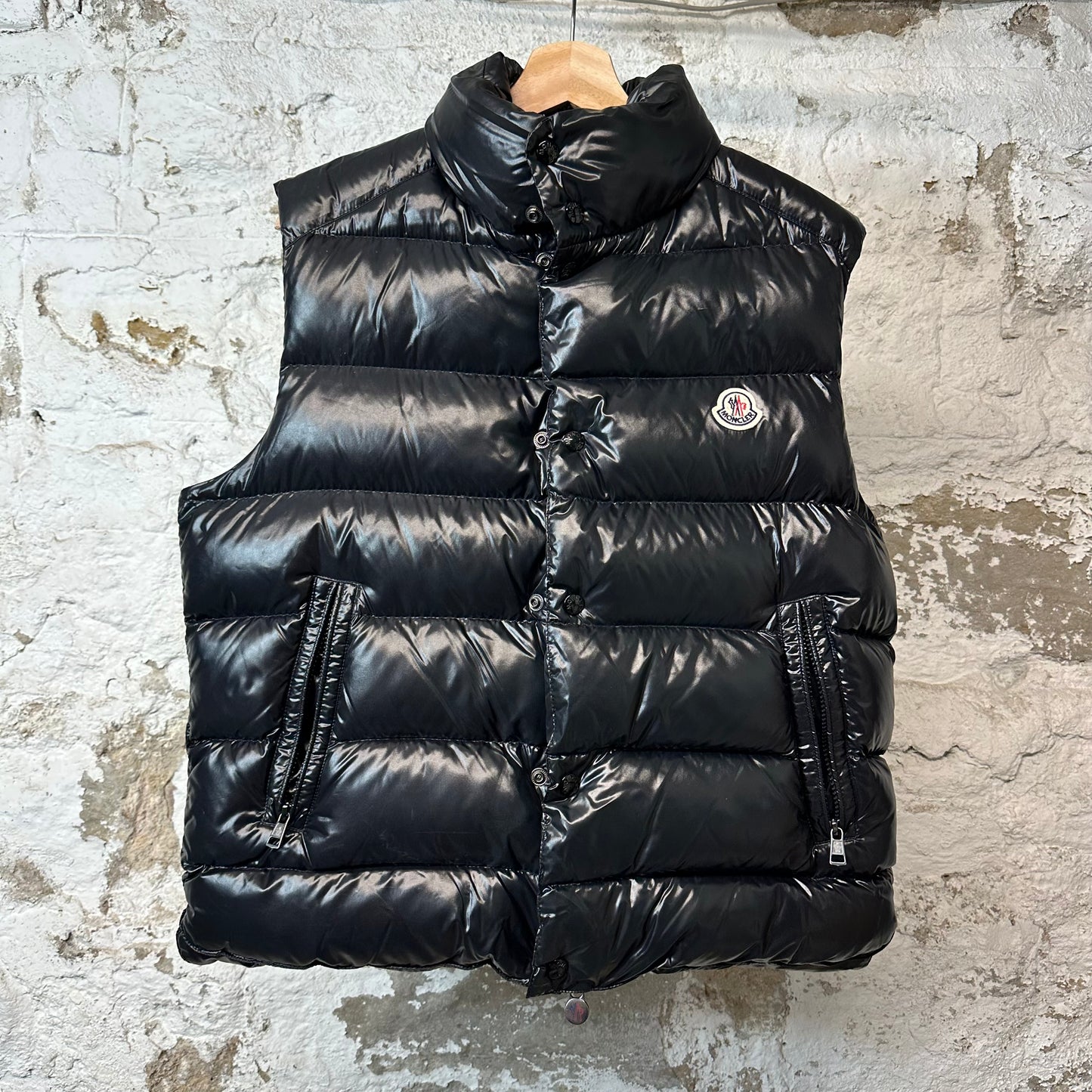 Moncler Tib Gilet Black Puffer Vest Sz M (3)