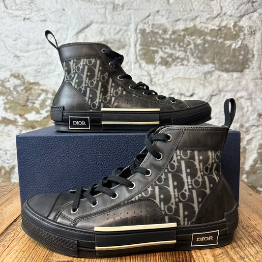 Dior B23 High Black Oblique Sneaker Sz 9 (42)