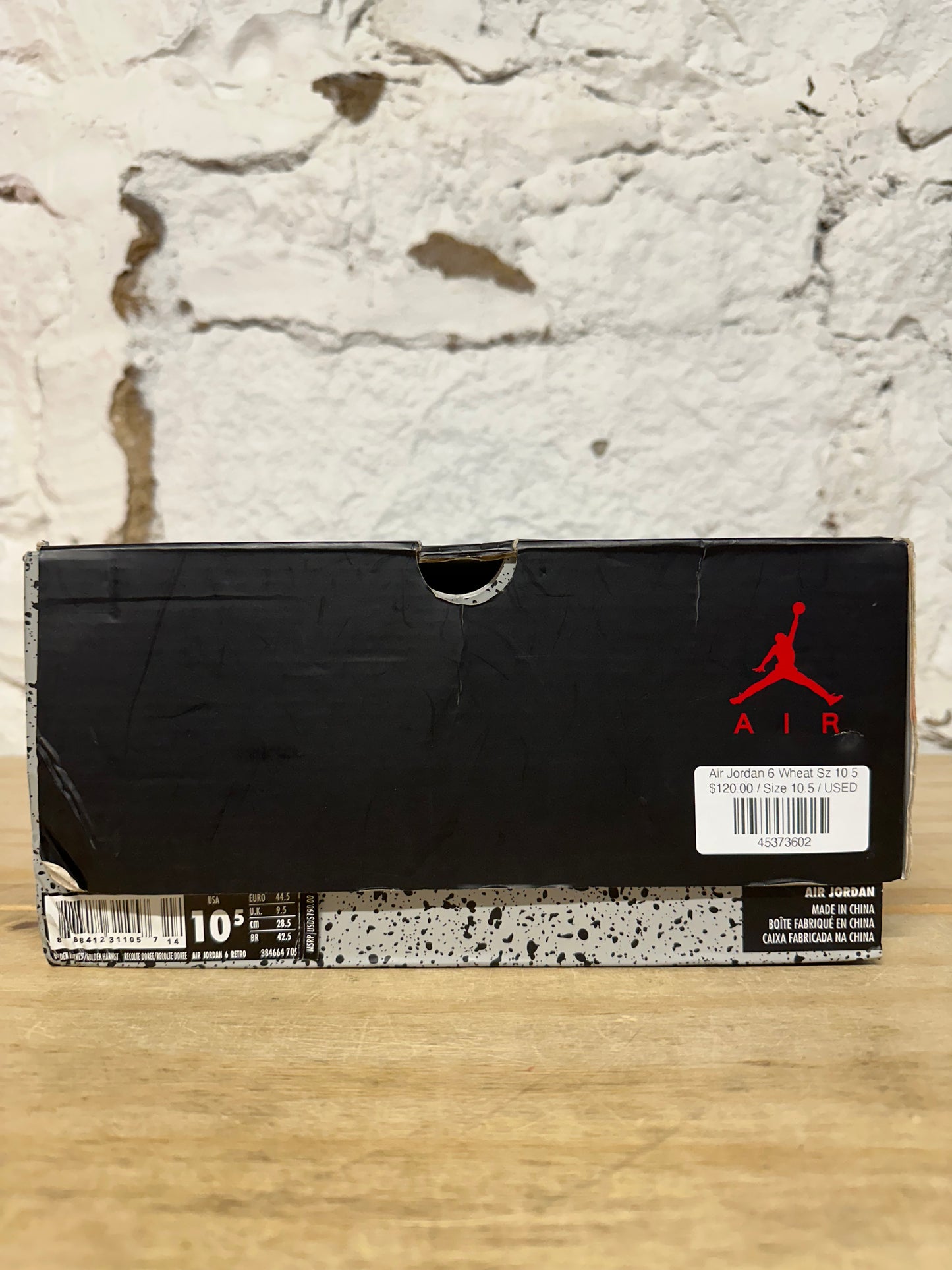 Air Jordan 6 Wheat Sz 10.5