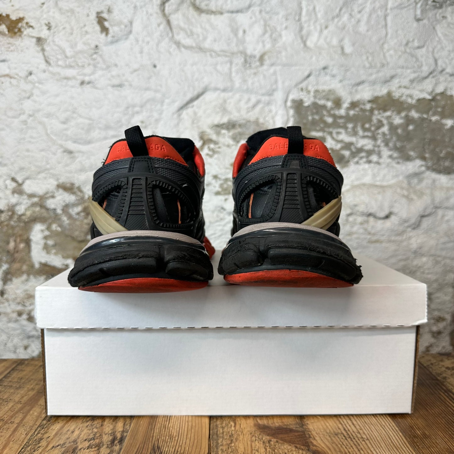 Balenciaga Track 2 Black Red Sneaker Sz 10 (43)
