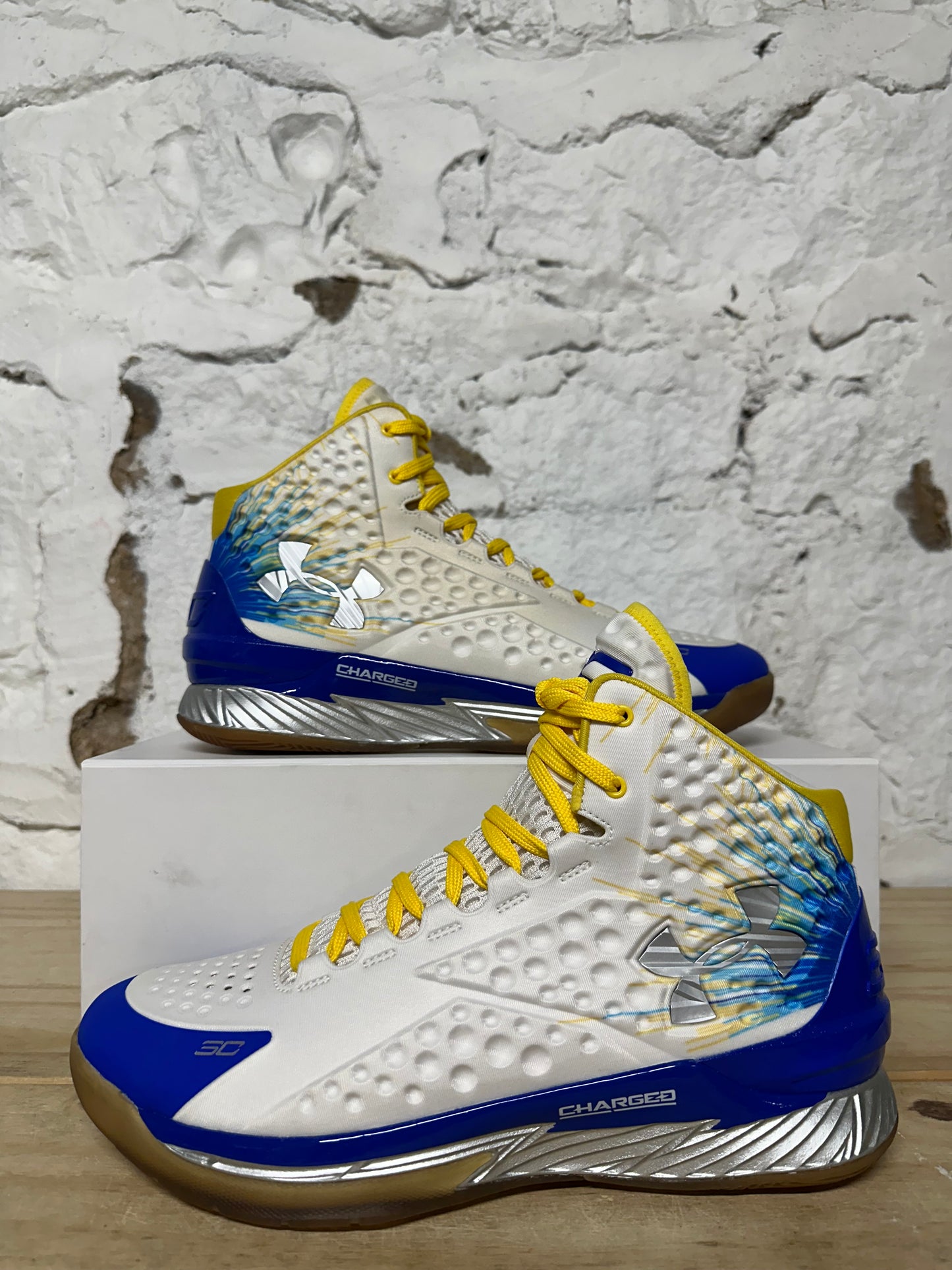 Under Armour Curry 1 Icon Custom Uncharted Territory Limited Edition Sz 10.5 DS