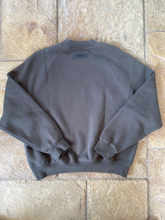 Fear of God Essentials Brown Crewneck Sz S DS