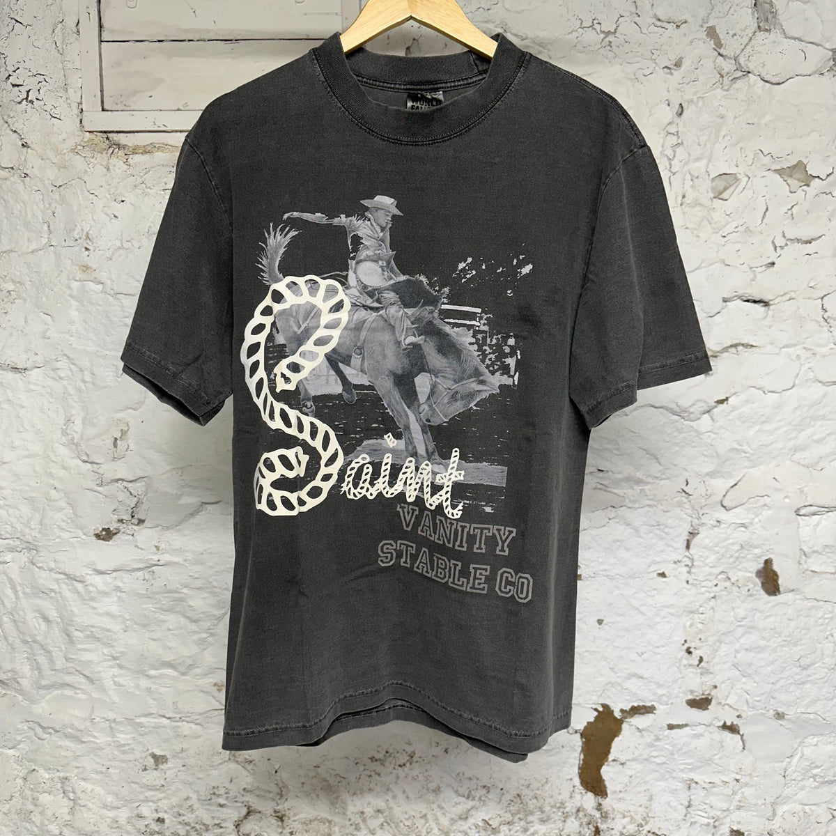 Saint Vanity Stable T-Shirt Grey Sz M