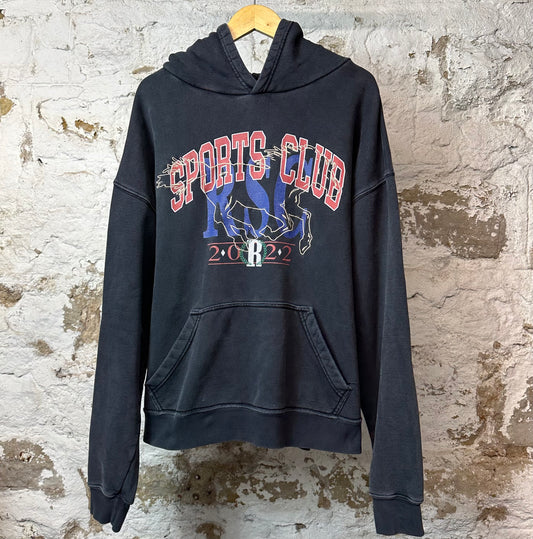 Rhude Sports Division Hoodie Navy Sz L