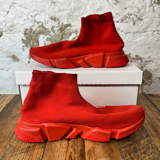 Balenciaga Red White Sock Runner Sz 11 (44) No Box