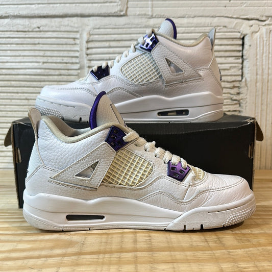 Air Jordan 4 Purple Metallic Sz 6Y