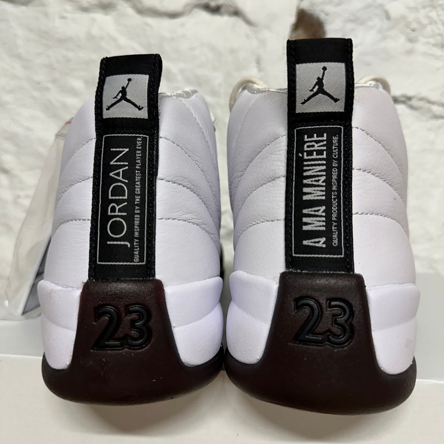 Air Jordan 12 A Ma Maniere White Sz 8.5 (10W)