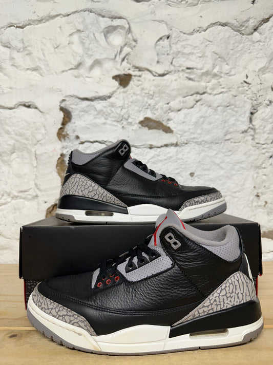 Air Jordan 3 Black Cement Sz 8.5