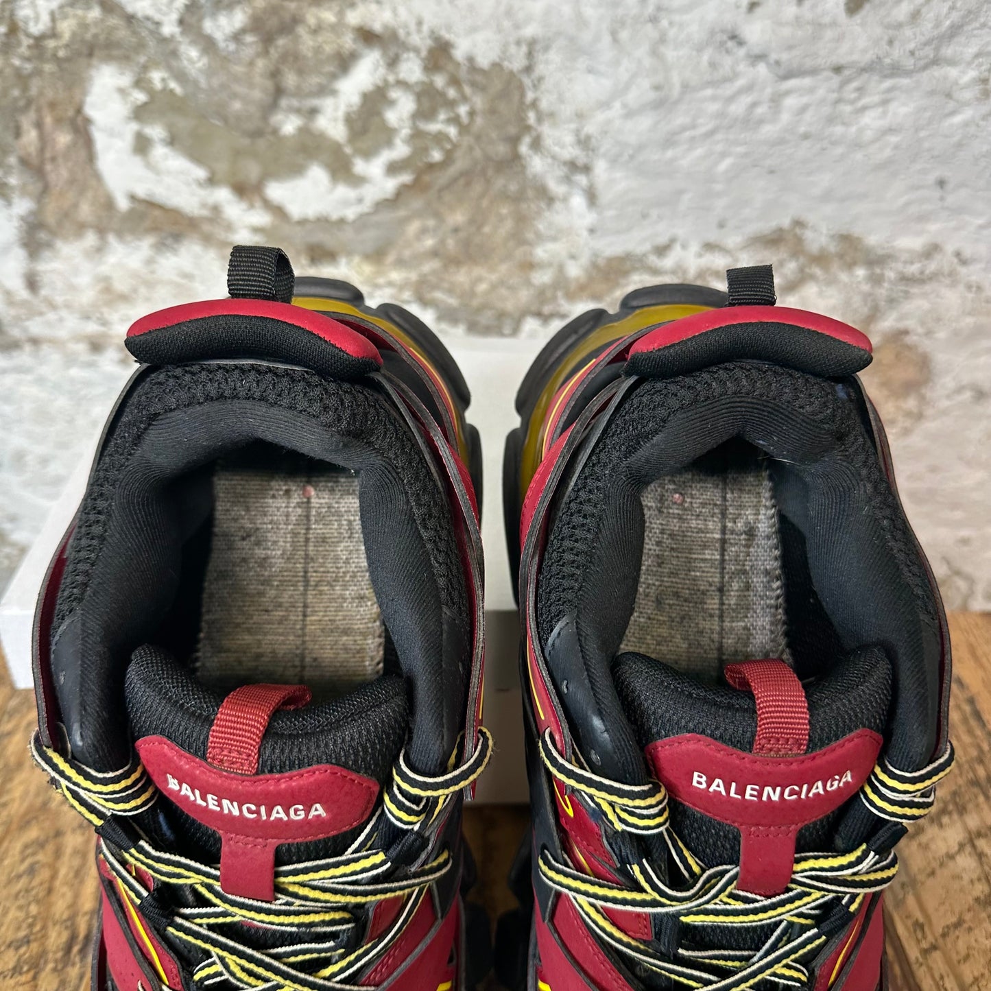 Balenciaga Track Runner Red Yellow Black Sneaker Sz 11 (44)