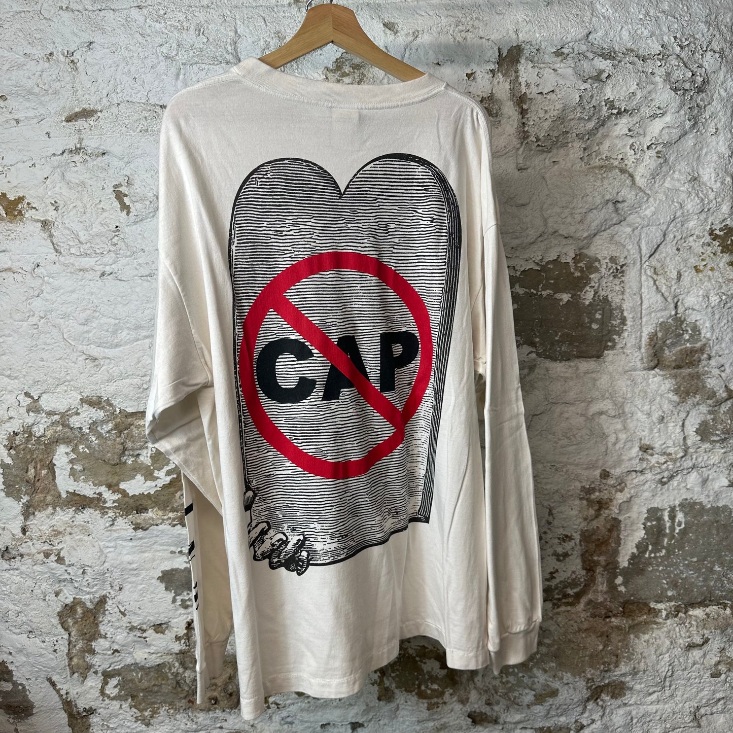 Saint Michael Vlone No Cap L/s White Sz XXL