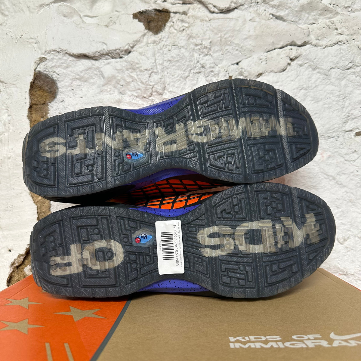 Nike Air Max Sunder Kids of Immigrants Sunrise Sz 10.5 DS
