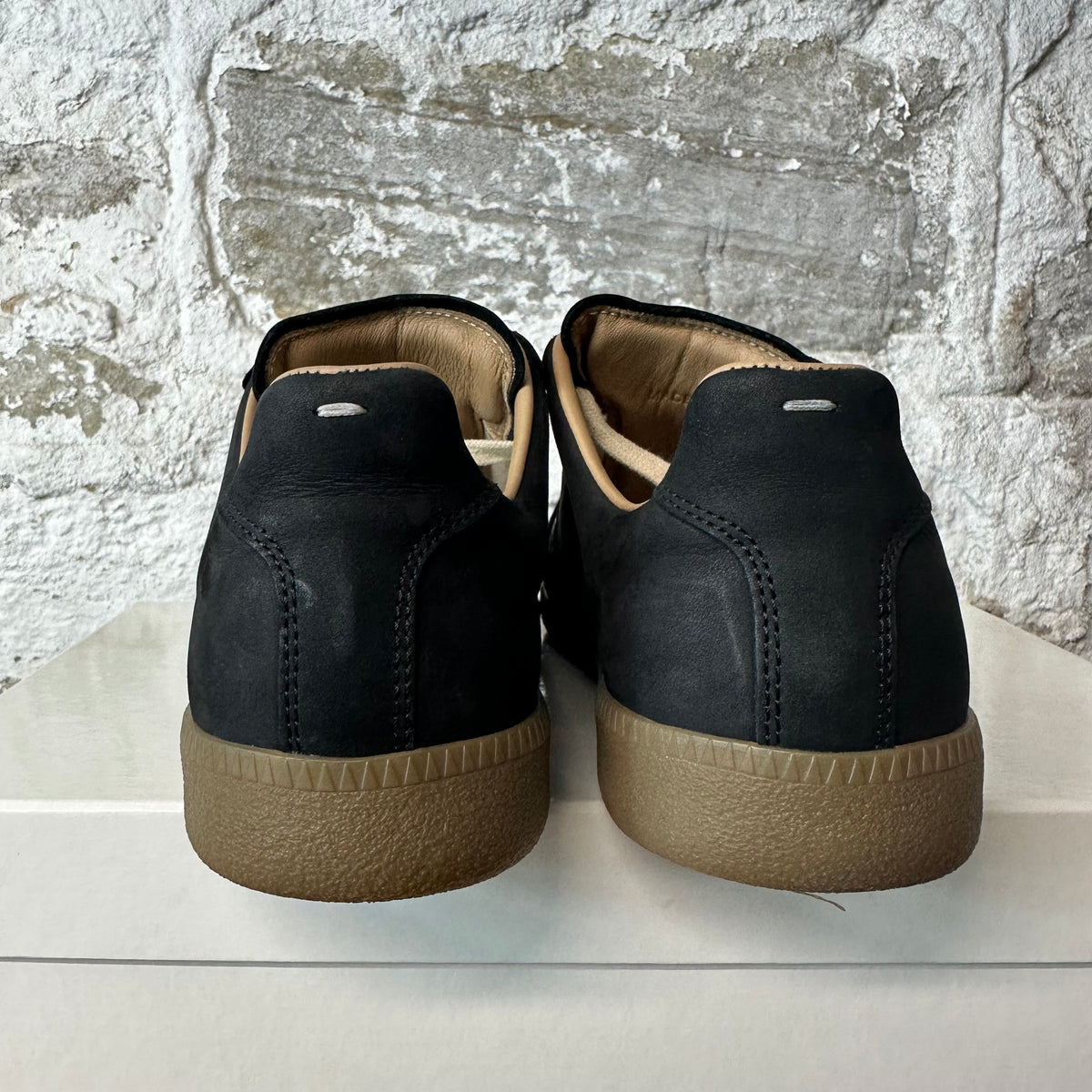 Maison Margiela Replica Paint Splatter Black Sneaker Sz 8 (41)
