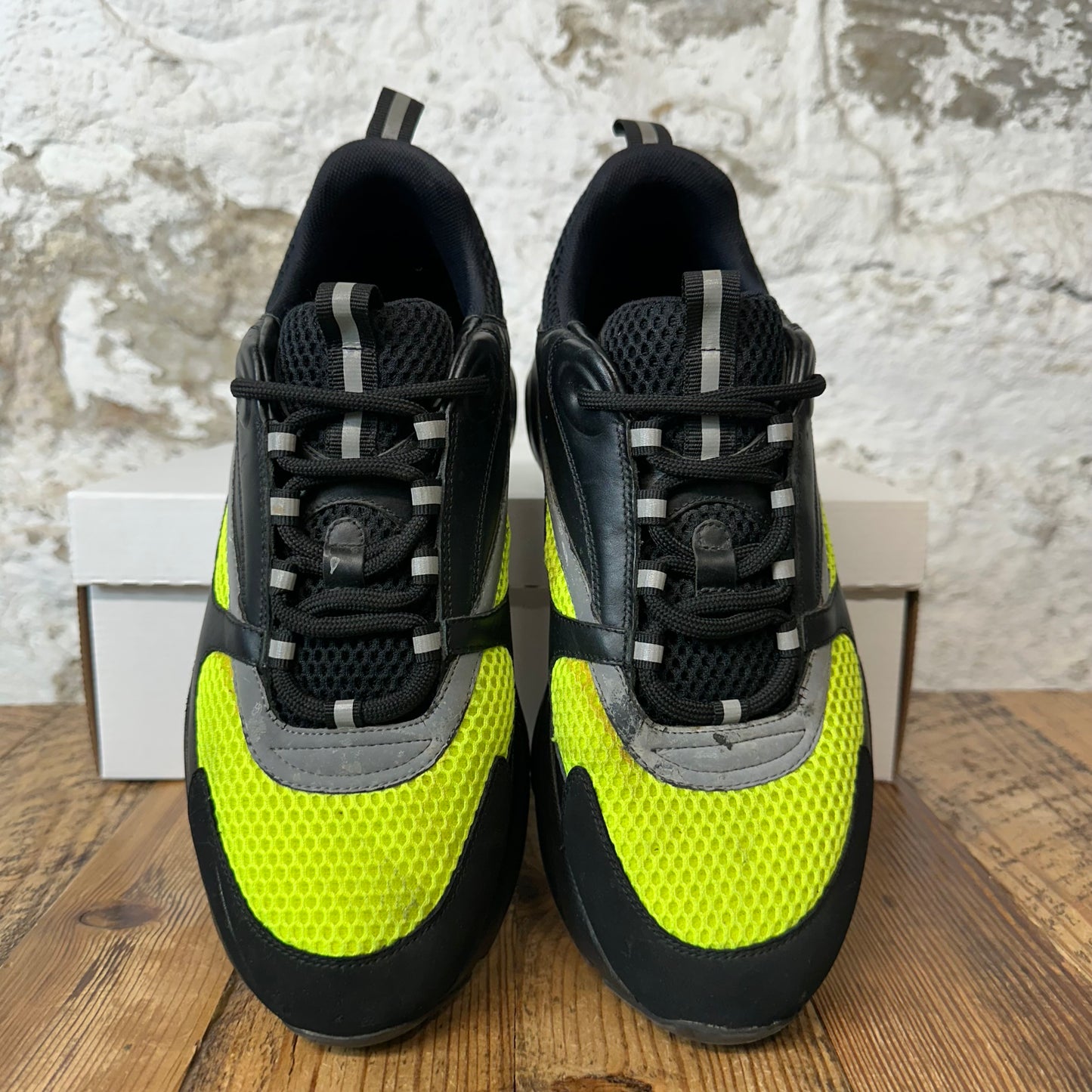 Dior B22 Black Lime Green Sneaker Sz 9 (42)