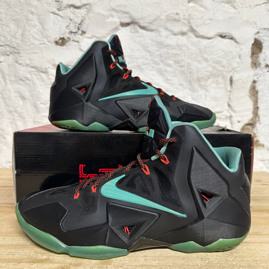 Nike LeBron 11 Diffused Jade Sz 13