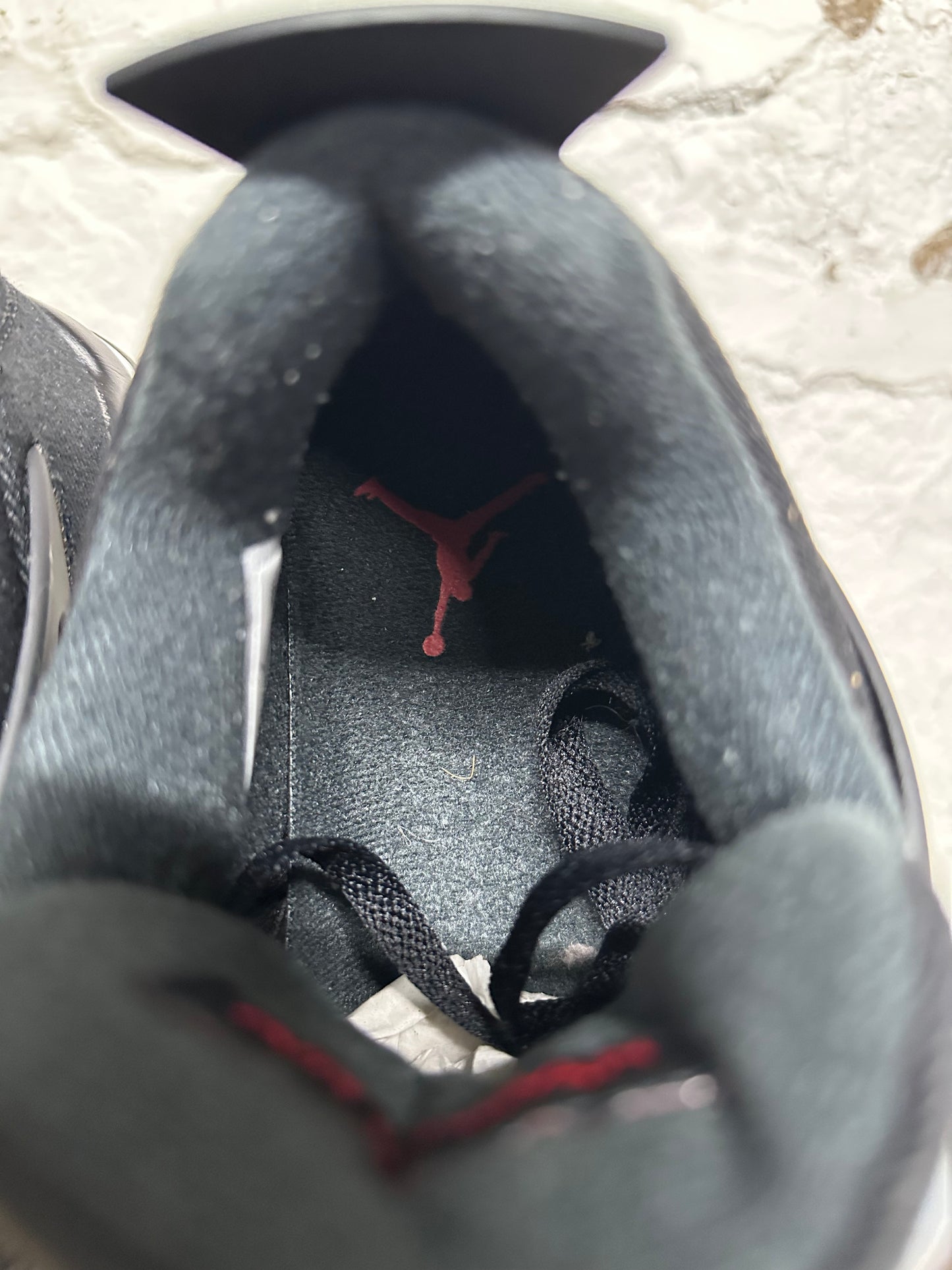 Air Jordan 4 Black Canvas Sz 10