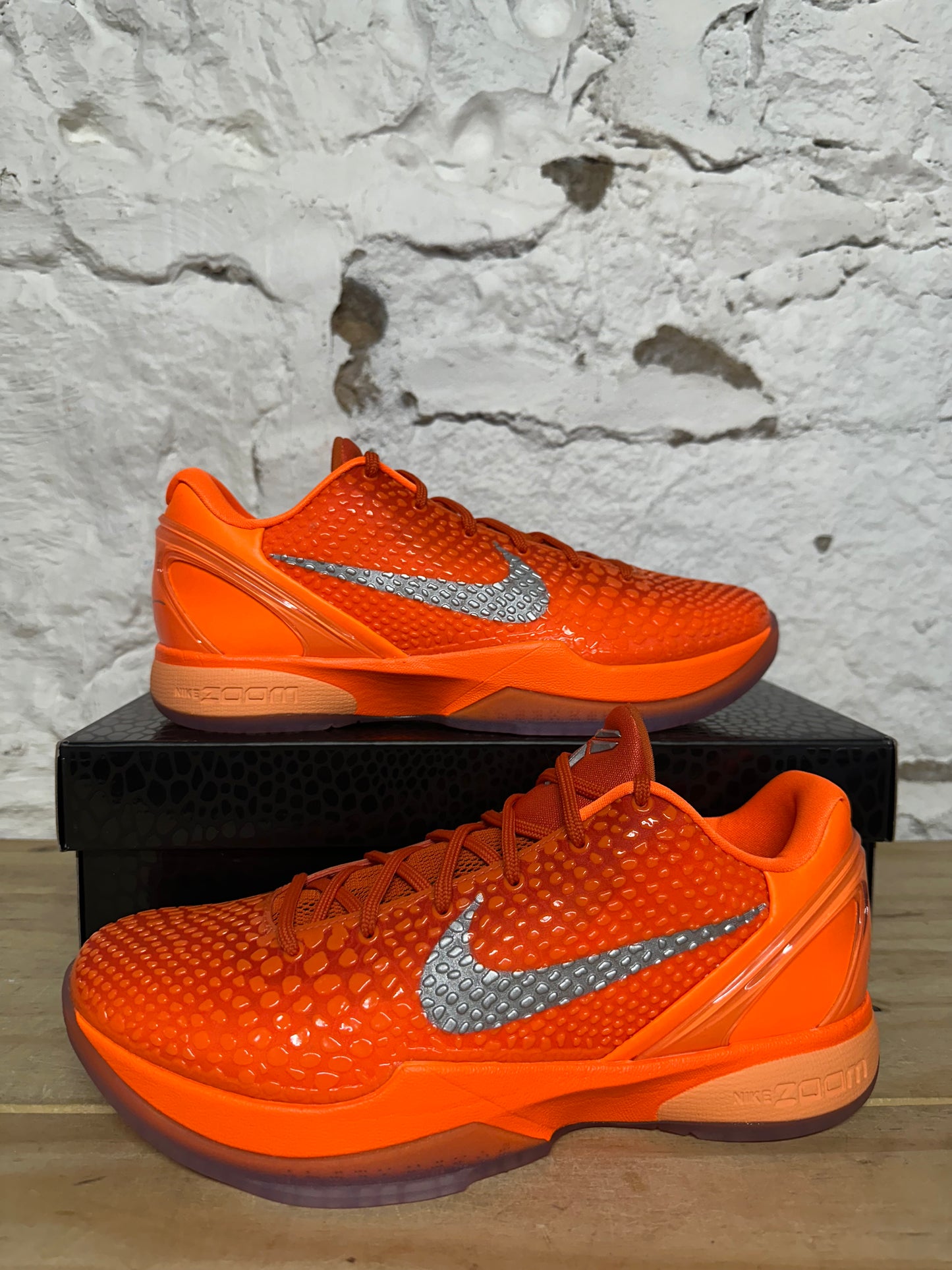 Nike Kobe 6 Protro Total Orange Sz 10 DS