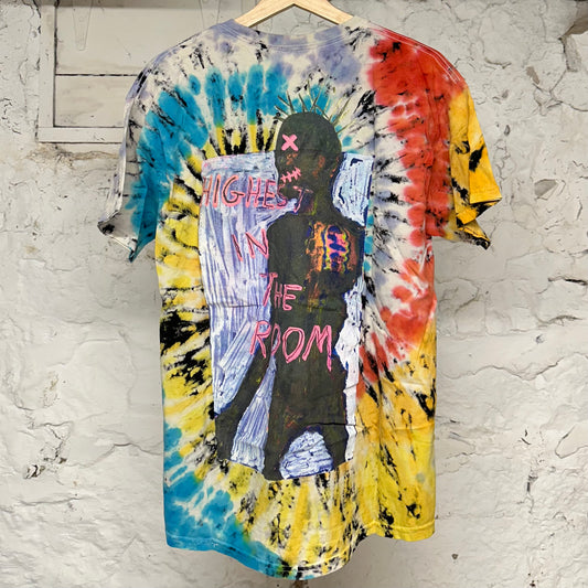 Travis Scott Highest In The Room Tie Dye T-Shirt Sz L