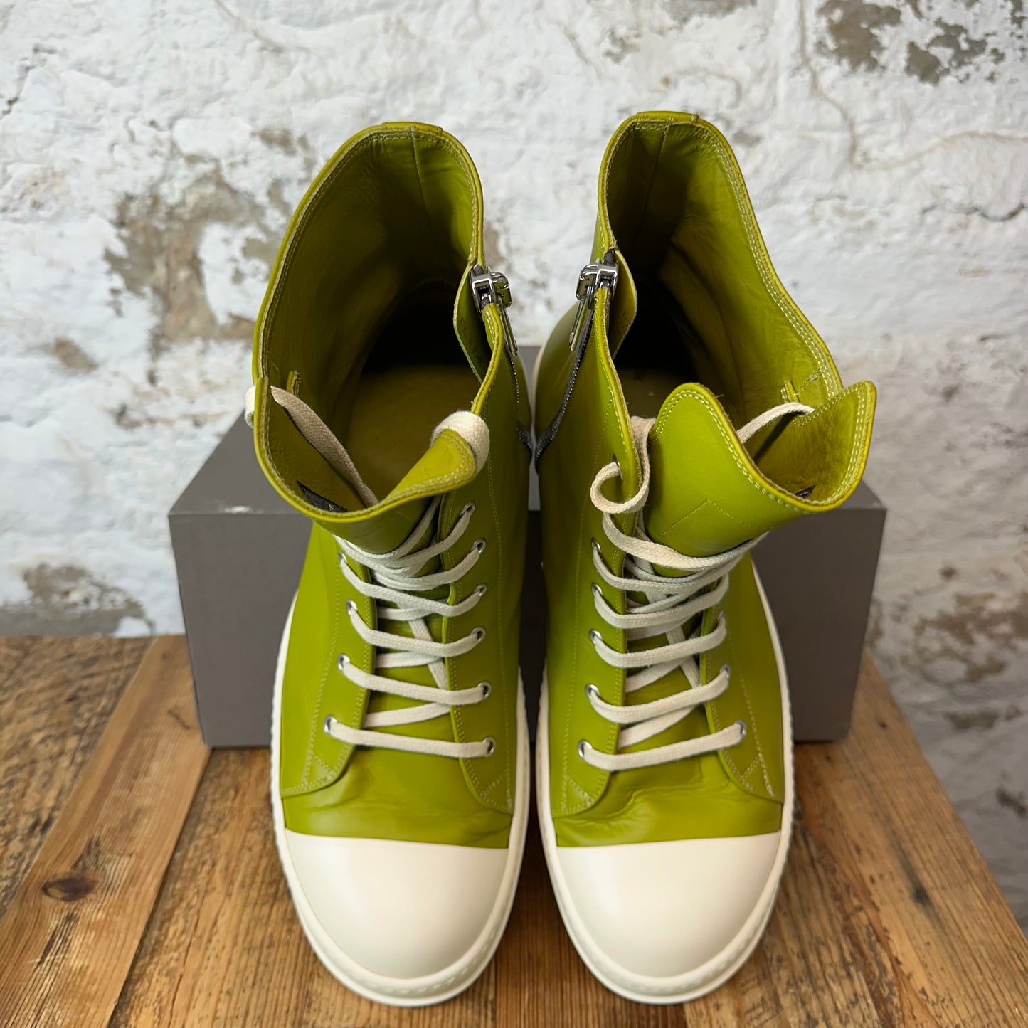 Rick Owens Luxor Acid Milk High Sz 15 (48)