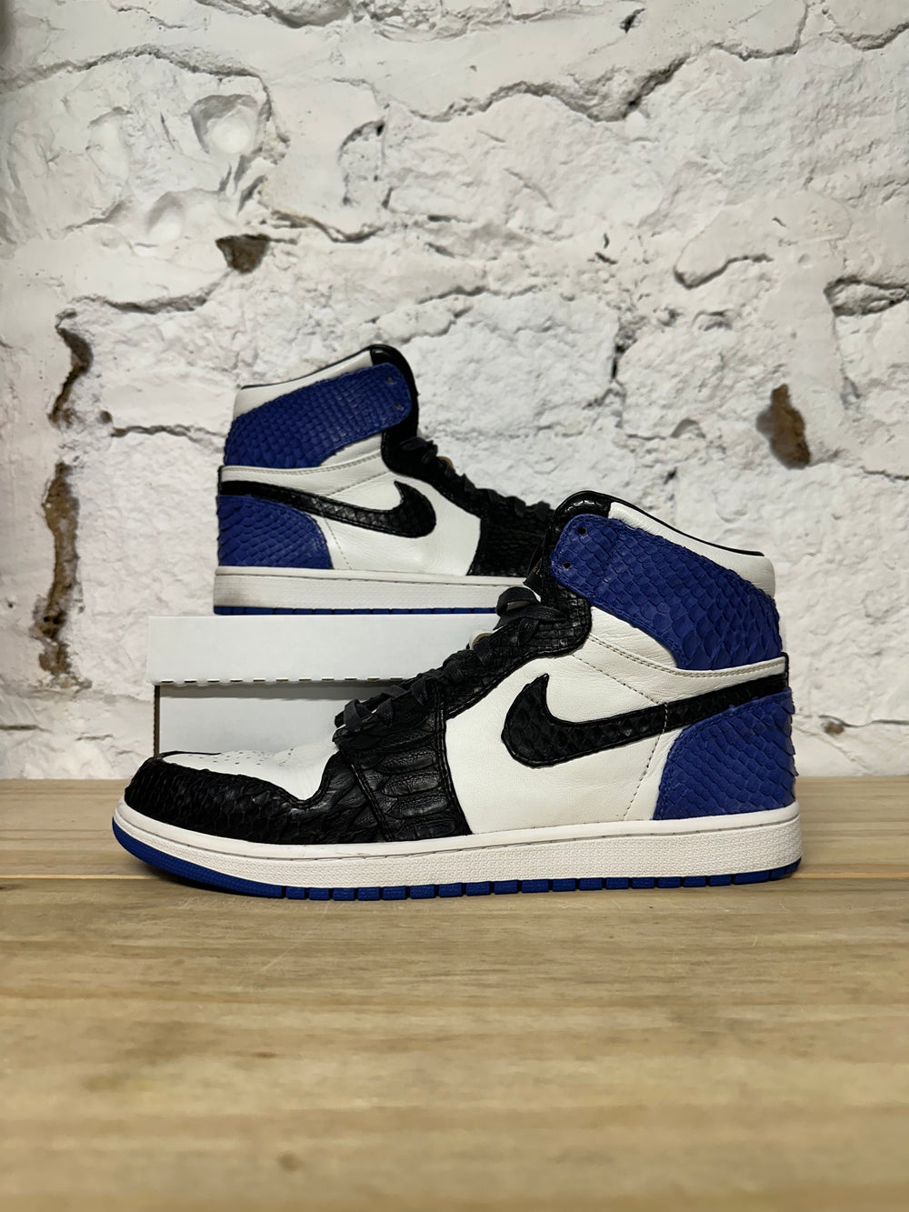 Air Jordan 1 Shoe Surgeon Fragment Python Sz 15