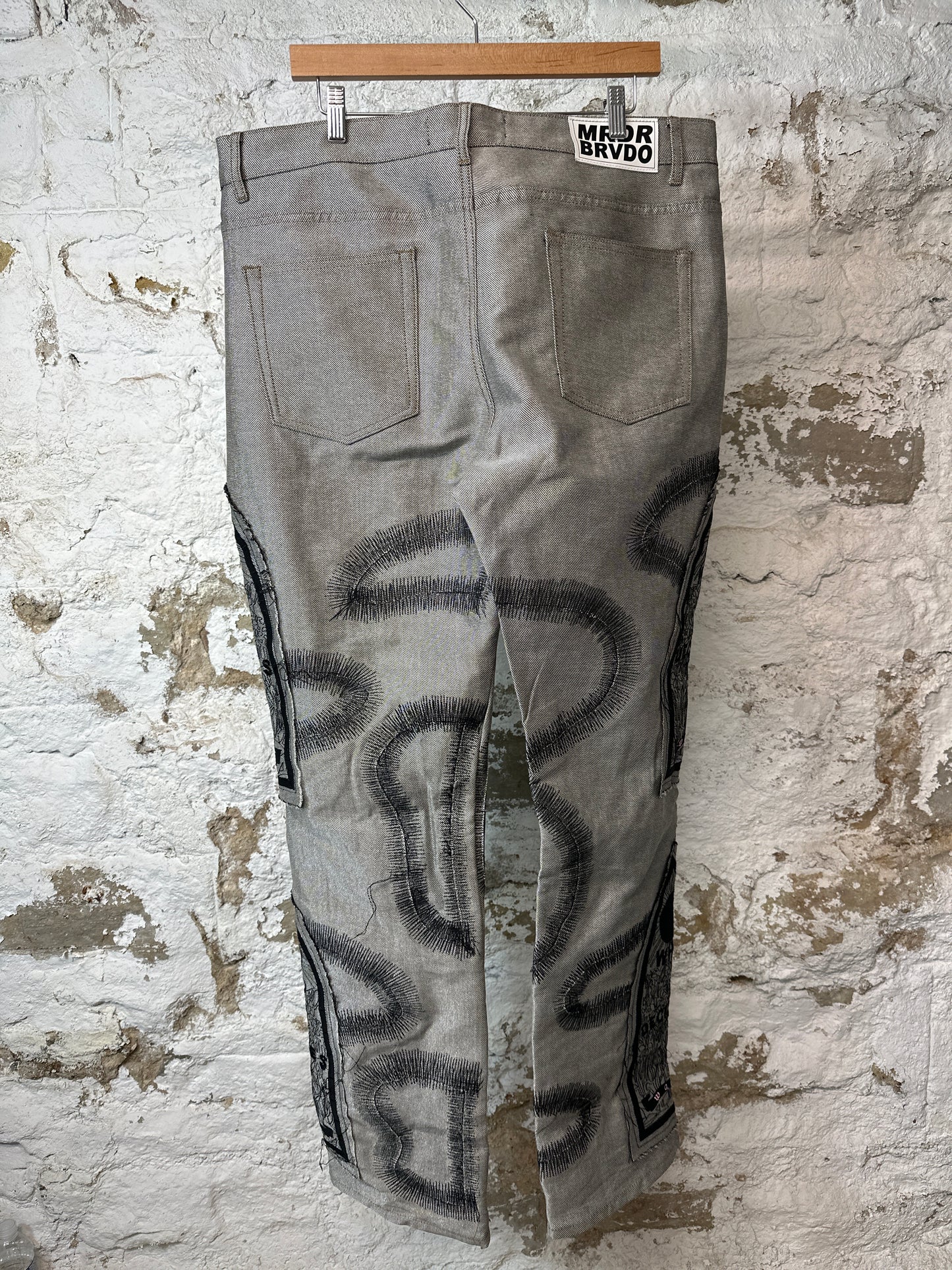 Who Decides War Chrome Fusion Denim Jeans Sz 38