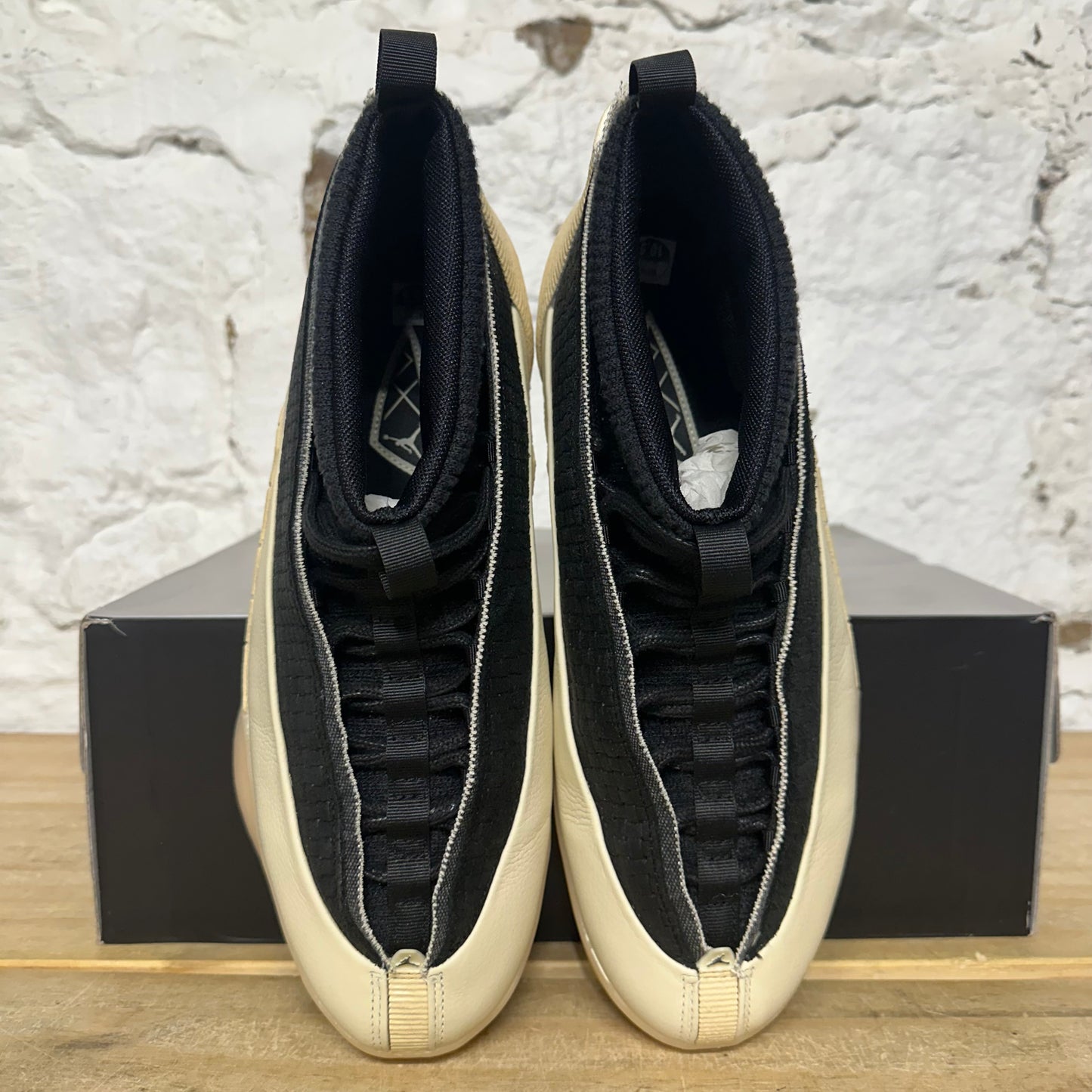 Air Jordan 15-23RE Black Muslin Sz 10.5