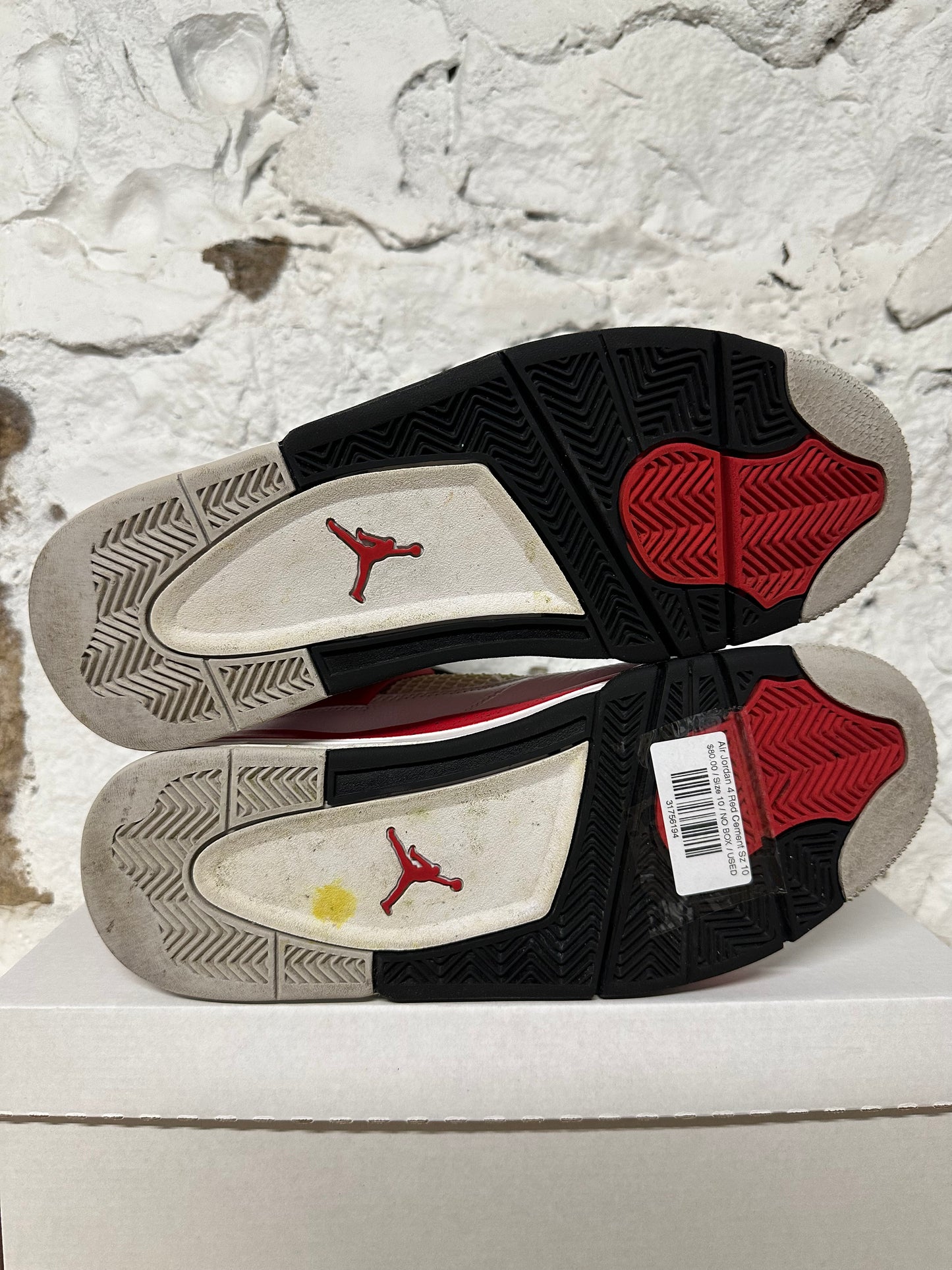 Air Jordan 4 Red Cement Sz 10