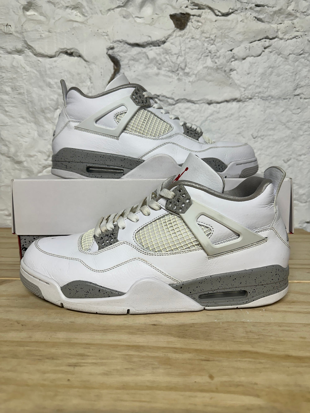 Air Jordan 4 White Oreo Sz 13