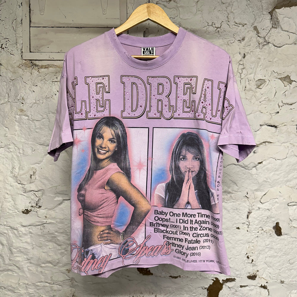 Vale Dream Bling Lavender T-Shirt Sz S
